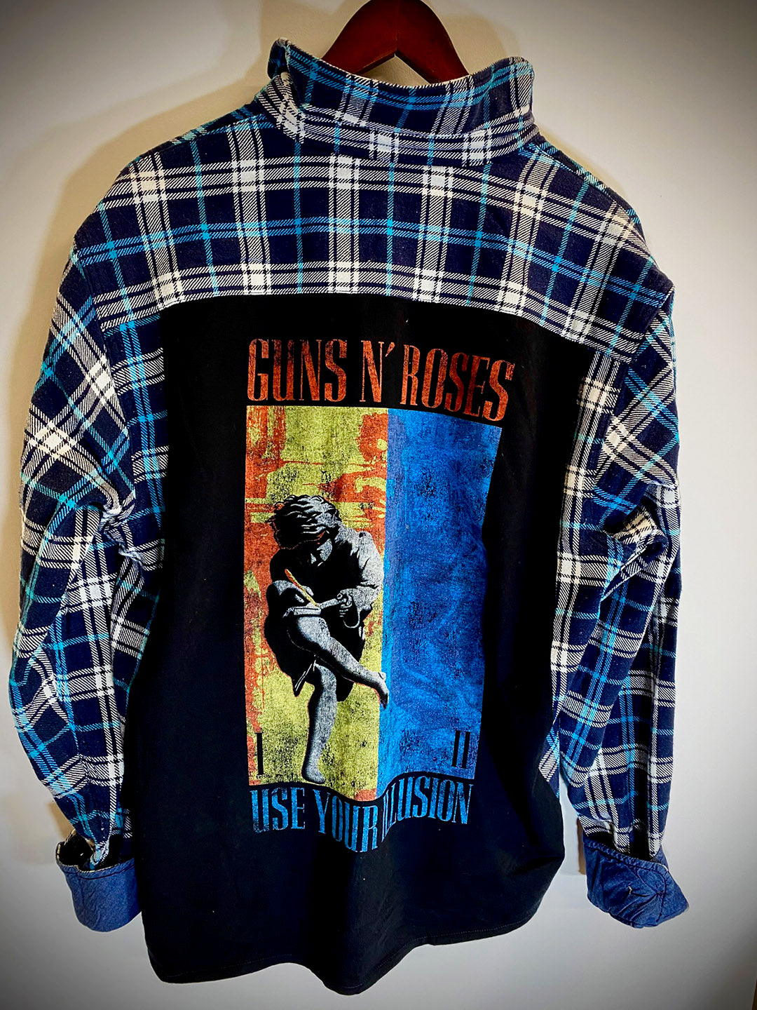 Guns n Roses Use Your Illusion 2  Vintage Rock Flannel Shirt